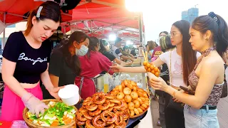 Cambodia Best Street Food - Khmer Cake, Grilled Seafood Octopus, Squid, Spaghetti, Noodles, & More