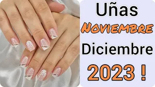 UÑAS NOVIEMBRE Y DICIEMBRE 😱💅 DISEÑOS DE NAILS NOVEMBER DECEMBER