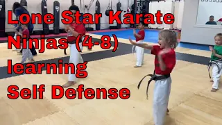 Ninjas(4-8) learning self defense!