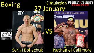 Serhii Bohachuk VS Nathaniel Gallimore FIGHT NIGHT CHAMPION FIGHT