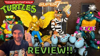 WOW. The good and bad, SUPER7 TMNT wave 6 REVIEW and comparisons! Slash, Scratch, Ace Duck!