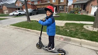 Segway Ninebot Max Electric Kick Scooter review - fit for kids? (Pls leave a like) thanks :)
