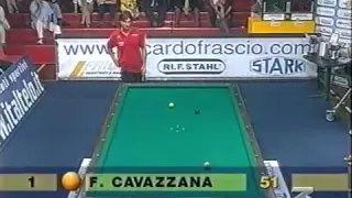 Cavazzana vs Torregiani. Biliardo-Pro 5 birilli
