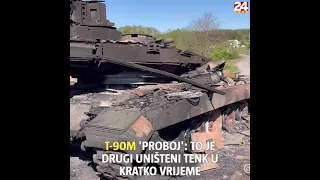 Razvaljen najbolji ruski tenk T 90 M