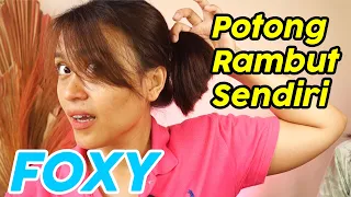 Potong Rambut Sendiri model WOLFCUT | Risa Florendo