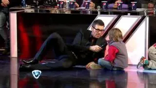 marcelo tinelli charló con el hijo de anita martinez, lorenzo