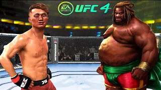 UFC4 | Dooho Choi vs. Evil Sumo Fighter (EA Sports UFC 4) mma wwe