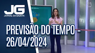 Previsão do Tempo – 26/04/2024