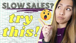 WHAT TO DO If Your Sales Are SLOW! Reselling Tips for MORE SALES on Poshmark, eBay, and Mercari