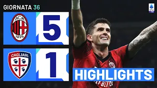 MILAN-CAGLIARI 5-1 | HIGHLIGHTS | 36ª GIORNATA | SERIE A TIM 2023/24