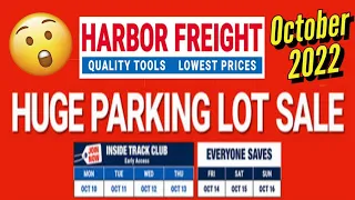 Harbor Freight Parking Lot Sale October 2022 Tool Deals Featuring Harbor Freight Digital Flyer