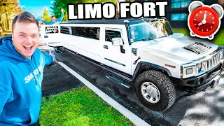 24 Hour Overnight MASSIVE Limo Survival Challenge!