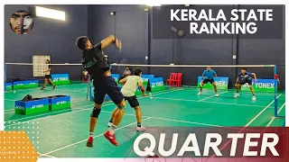 ADHIN/KAMAL VS BHARATH/SAYAN:KERALA STATE SENIOR RANKING TOURNAMENT KOLLAM 2024