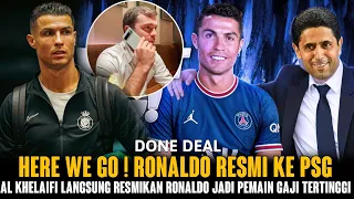 LANGSUNG DIRESMIKAN❗Al Khelaifi Langsung Umumkan Kedatangan Ronaldo😍Salam Perpisahan Ronaldo Di Arab