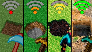 Minecraft physics with different Wi-Fi