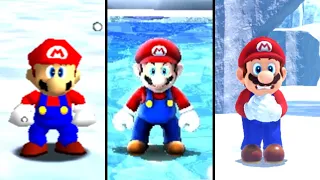 Evolution of Snow Levels in 3D Super Mario (1996-2022)