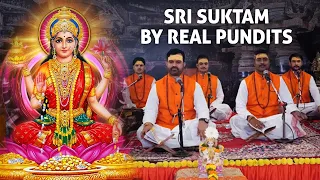 Sri Suktam Paath |श्री सूक्तम | Lakshmi Suktam Vedic Chanting by traditional Brahmins