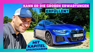 BMW i4 M50: Was BMW besser kann als Tesla & was nicht!