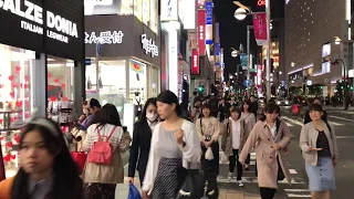 Tokyo Walk-Shinjuku Main Street at Night