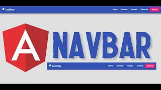 Angular Material Navbar/Toolbar | Angular Routing