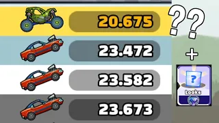 ROCK BOUNCER is FASTER THAN MUSCLE CAR ?? Hill Climb Racing 2 - Featured Challenges #20