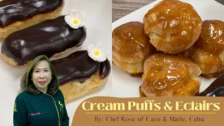 Classic Cream Puffs and Eclairs