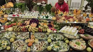 Salads, Fresh Fruits & Bakery Items Display by Kareem Palace Marquee
