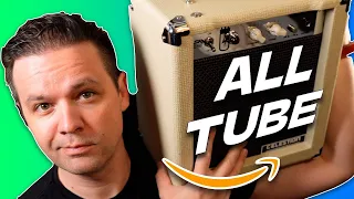 He comprado el amplificador de tubo más barato en Amazon   Monoprice de 5 vatios con tubos