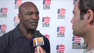 Evander Holyfield tells SLTV how he feels about Mike Tyson today