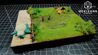 How To Make a Pokémon Trainer Battle Diorama [Charizard vs. Umbreon]