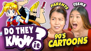 Do Teens and Parents Know Forgotten 90s Cartoons?