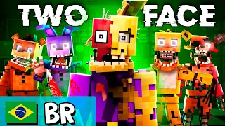 "TWO FACE" - ♪ Minecraft FNAF Animated Music Video (Song by Jake Daniels) - Letras em Português