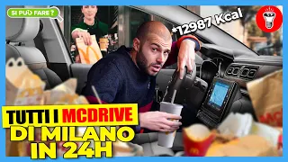 Tutti i McDrive di Milano Mangiando Tutto Quello che ha Ordinato la Macchina Davanti - Si Può Fare?