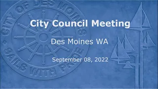 City Council Meeting Part 2 09/08/2022 (Part 2)