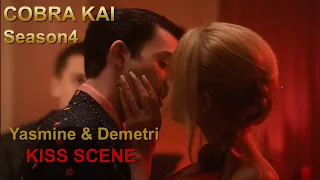 Cobra Kai S04 Yasmine kiss Demetri | Kiss Scene 💋