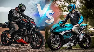 Kawasaki Z1000 vs Suzuki GSX-R1000 🔥🚀 | Bikers World