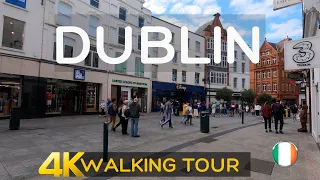 DUBLIN CITY CENTRE IRELAND 4k Walking Tour July 2021