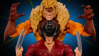 Marvel Legends Logan and Sabretooth Wolverine 50th Anniversary Two Pack X-Men Hasbro #review