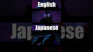 See you back home Spider Man English vs. Japanese #spiderman #spiderverse #englishvsjapanese