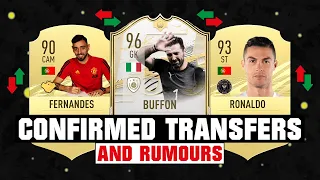 FIFA 22 | New Confirmed Transfers & Rumours! 😱🔥 ft. Buffon, Fernandes, Ronaldo... etc