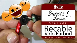 PB Tutorial Recable earbud Vido by Bagoes L n Toko Kere Hore