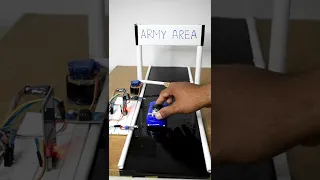 Indian Army Safety Project, Inspire Award Project, RFID Based Security Project #science #shorts