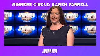 Winners Circle: Karen Farrell | Tournament of Champions 2021 | JEOPARDY!