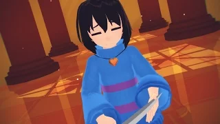 【MMD Undertale】Stronger Than You -Pacifist Remix- (Frisk version)