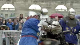 Les tournois de chevaliers revisités en sport de combat en armure