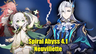 Neuvillette || Nahida x Yae Miko || V4.1 Spiral Abyss Floor 12