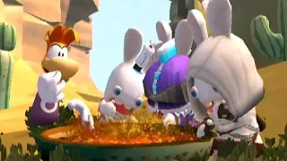 Rayman Raving Rabbids 2 - All Minigames (4 Player)