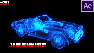 How to Create 3D hologram effect - After Effects tutorial