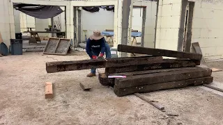 Cutting Railroad Ties