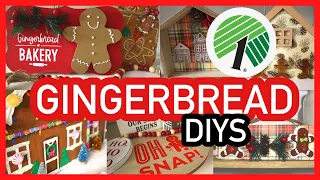 🎄MUST SEE $1 DOLLAR TREE GINGERBREAD DIY DECOR | DIY CHRISTMAS DECOR